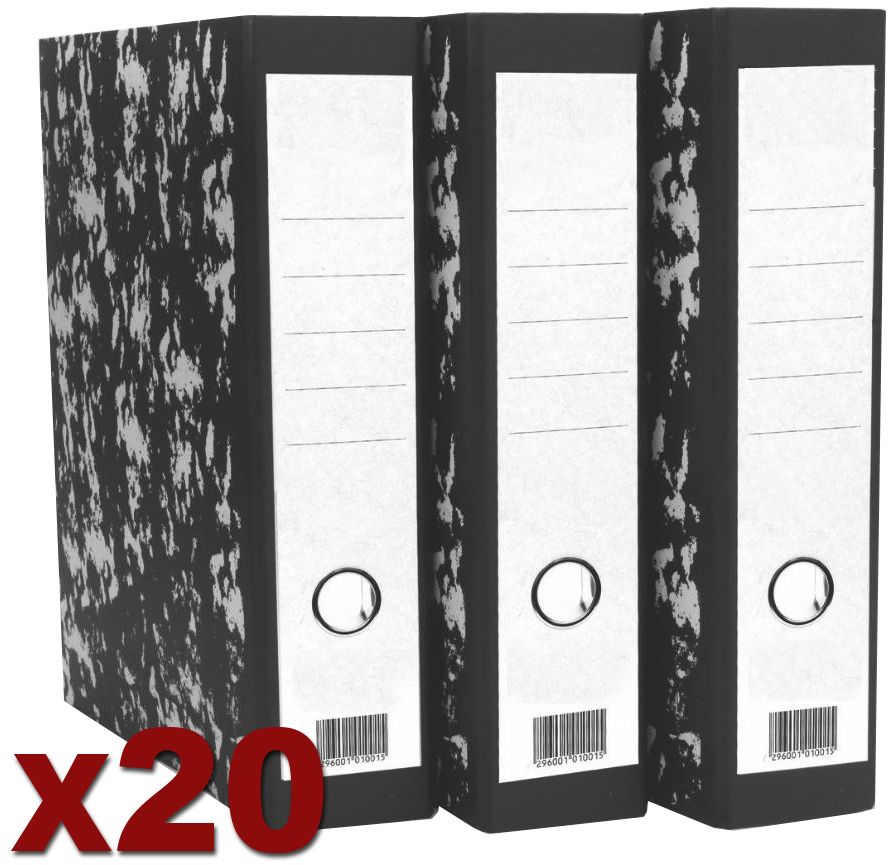 20 קלסרים משרדיים מקרטון מנומר - גב 8 - מבצע 20 קלסרים משרדיים מקרטון מנומר - גב 8 - מבצע